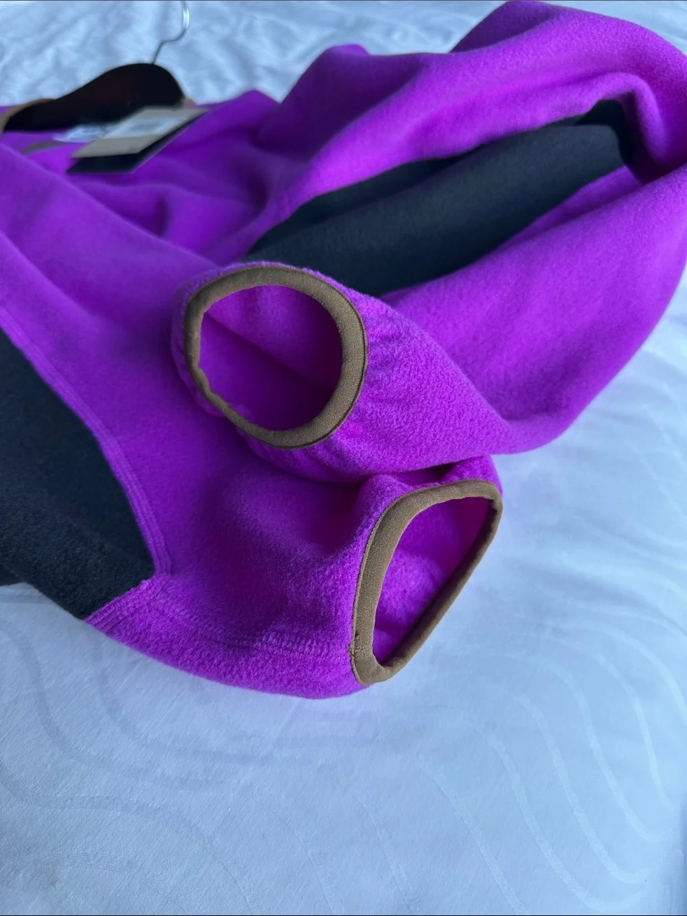 Nike ACG Purple and Black Crewneck Fleece Pullover